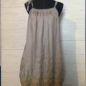 Johnny Was silk halter dress